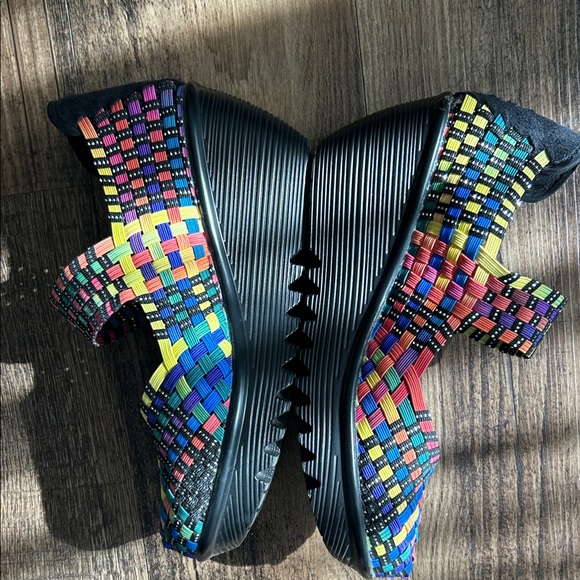bernie mev. Multicolor Woven Wedges - Picture 9 of 13